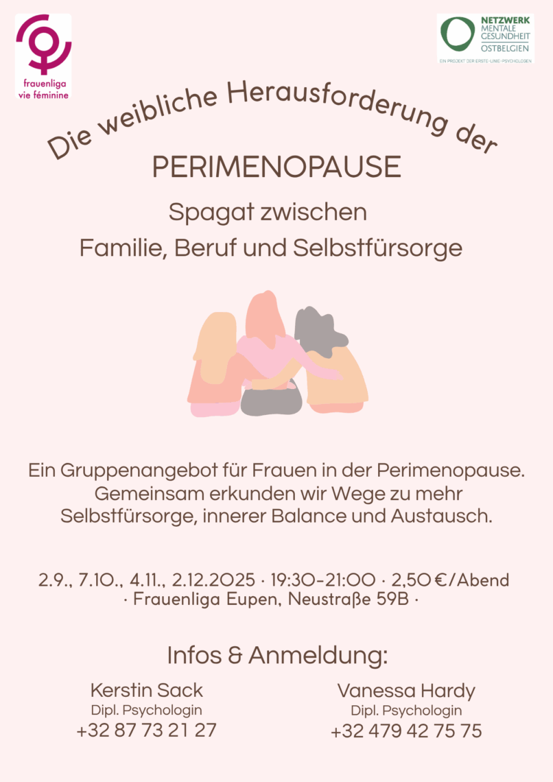 Perimenopause Flyer + Daten